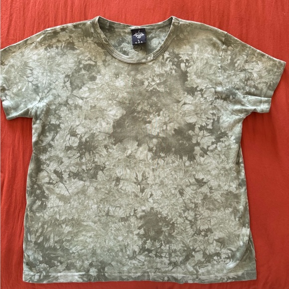 Prana Tops - Prana Green Tie-Dye Short Sleeve Tee